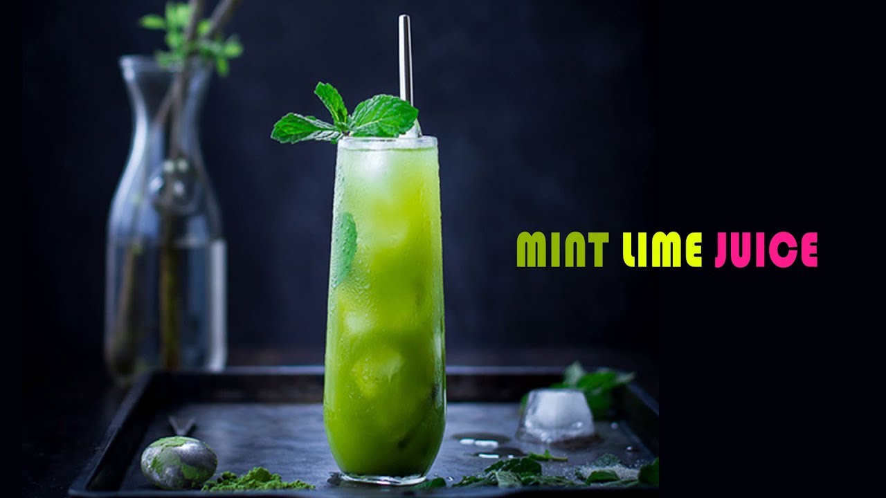 How To Make Mint Lime Juice YouTube