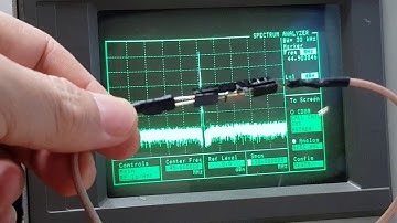 Filter test using EU1KY Antenna Analyzer with CEC Firmware