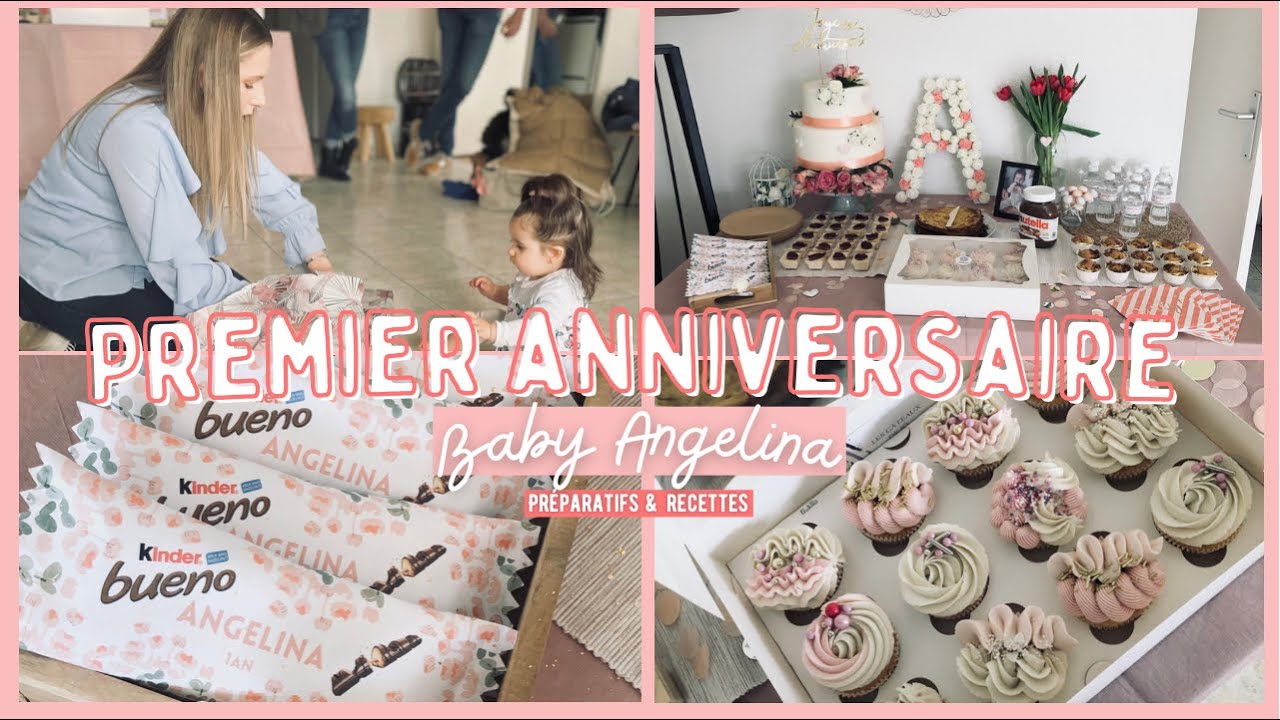 PREMIER ANNIVERSAIRE BABY ANGELINA | Préparatifs & Recettes | My sweet little baby