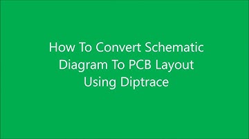 How To Convert Schematic Diagram To PCB | Diptrace | [Urdu/Hindi]