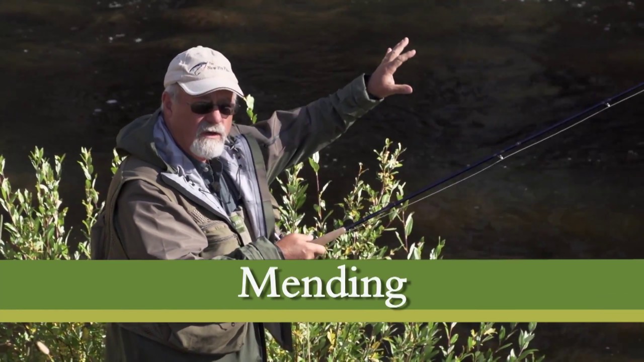 fly fishing rod holder Mending Downstream - How To