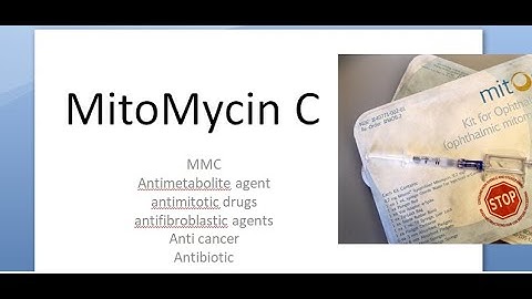 Ophthalmology MitoMycin C MMC Eye surgery Pterygium Glaucoma Anti Metabolite Mitotic Streptomyces
