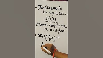 COMPLEX NUMBERS||#SHORTS||COMPLEX NO INTO a+ib form
