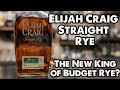 Elijah Craig Rye Whiskey Review! Breaking the seal Ep#91