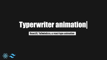 TypeWriter Effect in react js, tailwindcss and react-type-animation