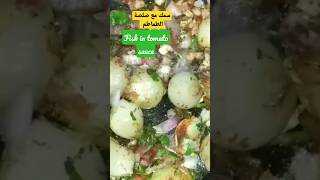صينية سمك بلطي بصلصة الطماطم /Fish in tomato saucefish recipes سمكوصفات shortsshortsvideo fyp