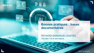 M4V1 Bonnes Pratiques De Lia : Trois Règles Du Stagiaire