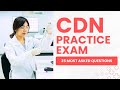 Certified Dialysis Nurse Review - CDN Practice Exam & Study Guide (35 Most Asked Questions)