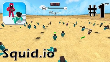 Gameplay Squid.io - Red Light Green Light Multiplayer Squid Game All Level 1-15 ( Android ) #1