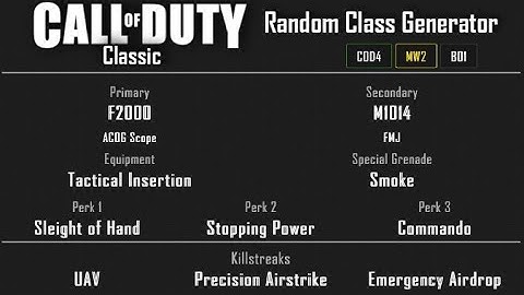 MW2 - Karachi Team Deathmatch (15-11) Random Class Generator #198 [2022]