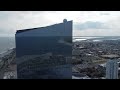 Ocean Hotel in Atlantic City NJ neighborhood drone flight