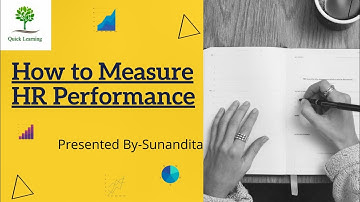 How to Measure HR Performance || HR Performance Measurement