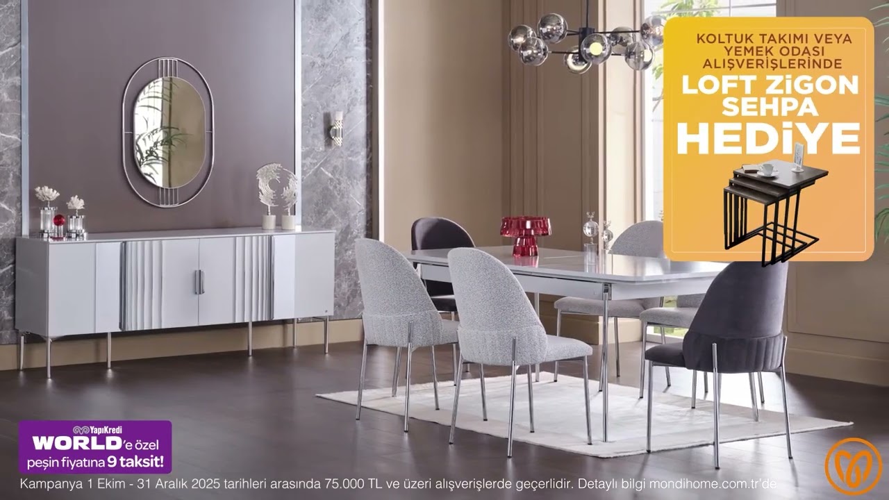 MONDİHOME'DAN SALONUNUZA YENİ BİR BAŞLANGIÇ!...