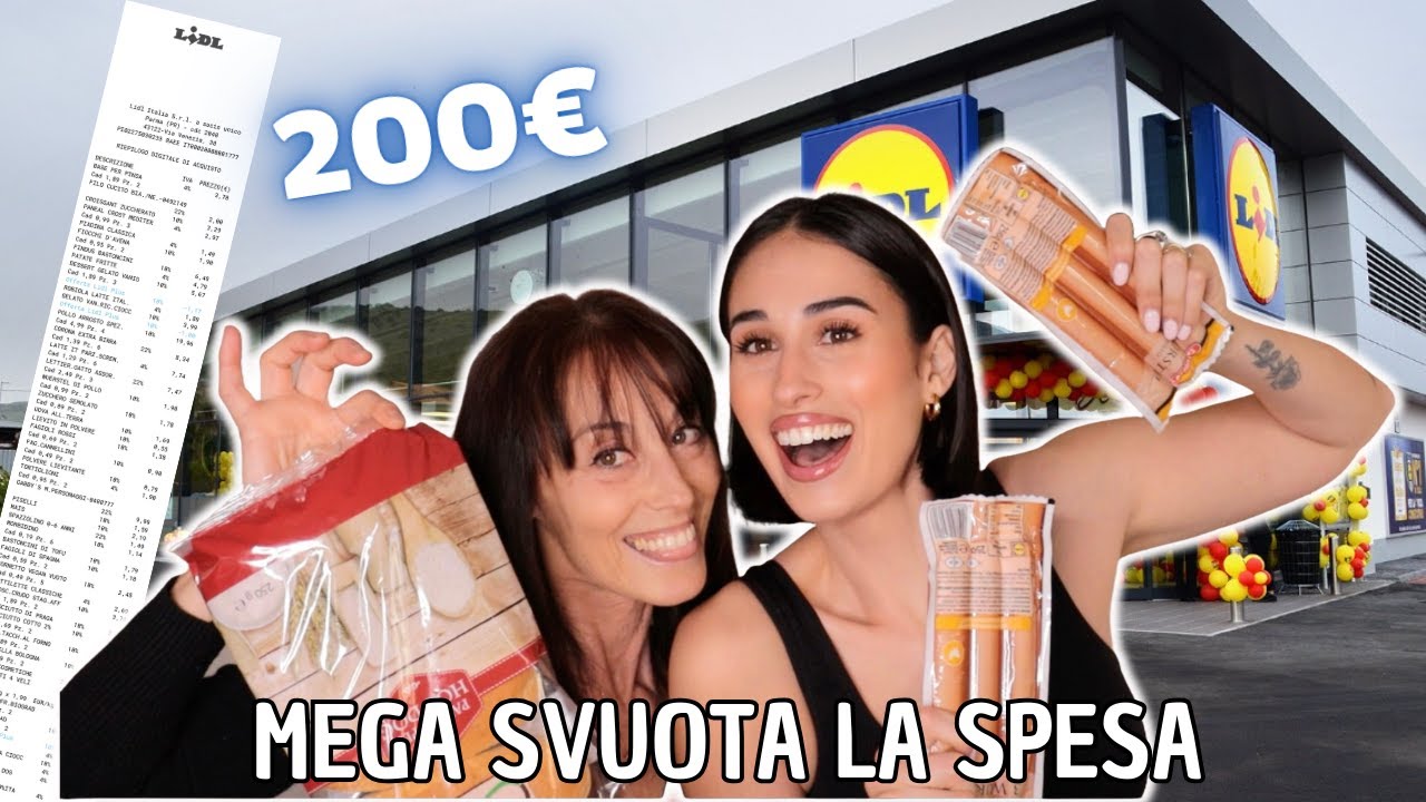 SVUOTA LA SPESA LIDL 200€ ✨ con mamma