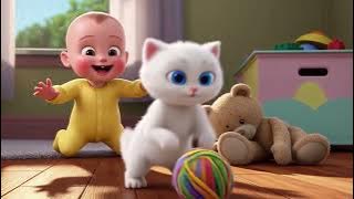 Cute Kittens 🐱 Songs for Kids | KIds Songs | Funny Baby & Friends #kidssongs #babysongs #poems