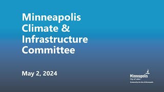 May 2, 2024 Climate & Infrastructure Committee