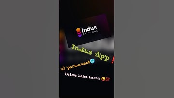How to delete Indus app permanently❤️‍🔥💯 #phonepe #phonk #shorts #playstore #appstore #reels #indus