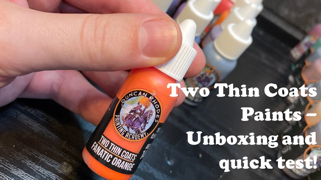 Two Thin Coats Paints Unboxing and Quick Test YouTube