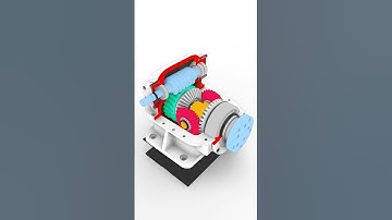 Differential GearBox #mechanism #design #tecnology #engineering #mechanical