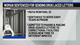 Woman sentenced to eight years for sending drug-laced letters