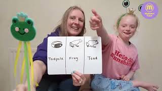 Makaton Signs - Tadpole / Frog / Toad 🐸