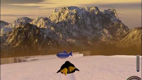 Extreme Tux Racer (ETRacer) Linux game reviews. Обзоры линукс игр. http://zenux.ru