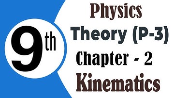 Class 9th Physics | Chapter 2 | Kinematics | Theory | Part 3/4