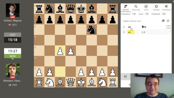 Chess: Anish Giri on Carlsen resigned against Niemann