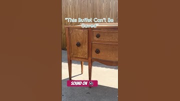 😬Dump or Save this Antique Buffet?! #diy #furnitureflip #makeover