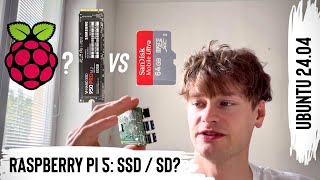 Raspberry Pi 5 - SD vs. USB SSD vs. PCIe SSD speed on 24.04