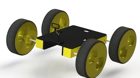 How I designed my first obstacle avoiding robot using Solidworks