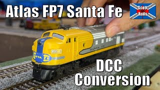 Atlas Yellow Box Santa Fe FP7 - Easy DCC Upgrade