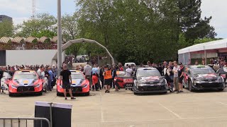 WRC Vodafone Rally de Portugal 2024 | Rally1 Cars Arriving Service Park after Power Stage