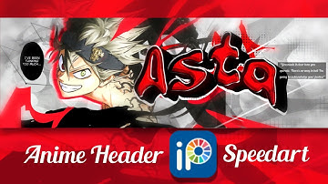 Anime header speedart || Ibispaint x