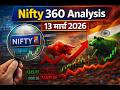 Nifty 360 Analysis 13 मार्च 2026