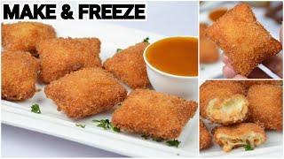 BREAD CHEESE BITES / Mayo Chicken Cheese Bites (Ramadan Special) by YES I CAN COOK