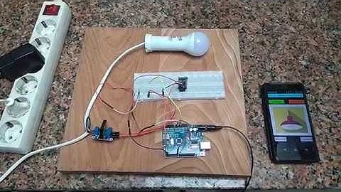 Encendido y apagado de lámpara por bluetooth con arduino