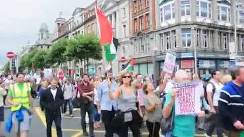 Gaza/Palestine Solidarity Protest in Dublin. #Gaza