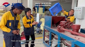 Tungsten And Tin Ore Separated By Three-Disk Magnetic Separator