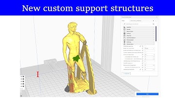 support structures in Cura - individual ansmd improved