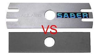 Ballard Saber Edger Blades VS Oregon Edger Blades. Comparing both blades.