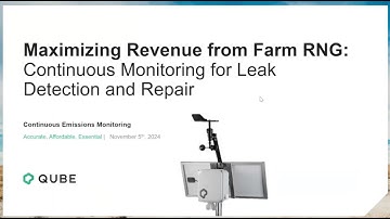 Maximizing Revenue from Farm RNG Operations with Continuous Monitoring