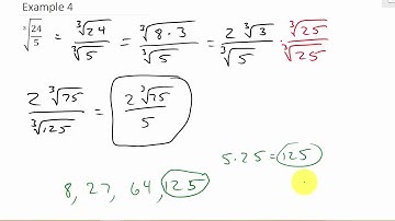 Rationalizing The Denominator Without Variables Under The Radical