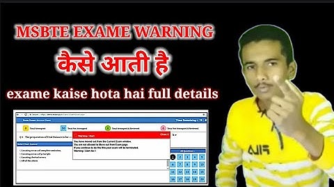 msbte new update - msbte online exam cheating - WARNINGS - MOCK msbte Winter 2022 exam date - msbte