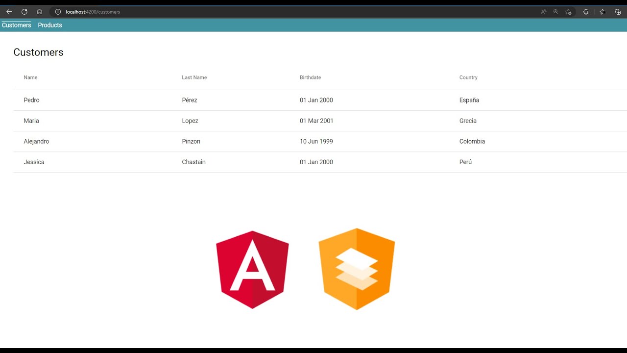 C mo Crear Una Tabla Reutilizable Con angular Y Angular Material YouTube
