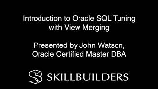 Introduction to Oracle SQL Tuning with View Merging
