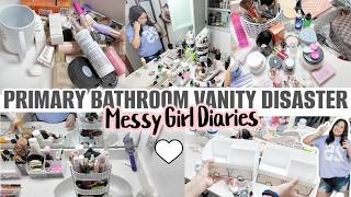 Messy Girl Diaries: Real Life Bathroom Reset. Clean, Declutter & Organize 🤍