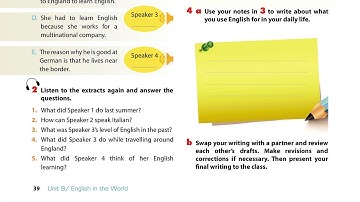 Luyện Nghe TIếng Anh Lớp 9 unit 9, Skils 2, Listening, 2 Listen to the extracts again