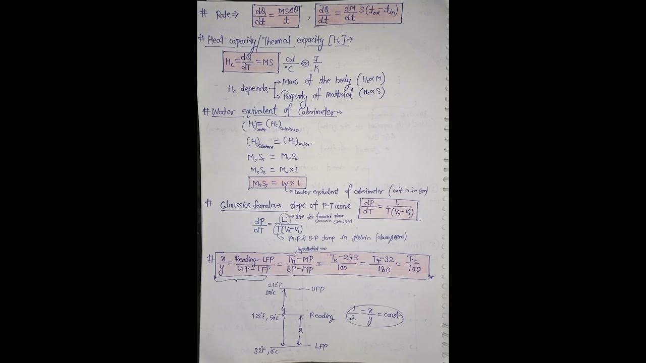 calorimetry,calorimetry class 11,calorimetry one shot,physics shorts,shorts YouTube