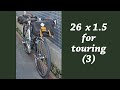 （字幕）26x1.5 for touring  3/3 完成まで　リアアウター受け工作、分割式泥除け工作等